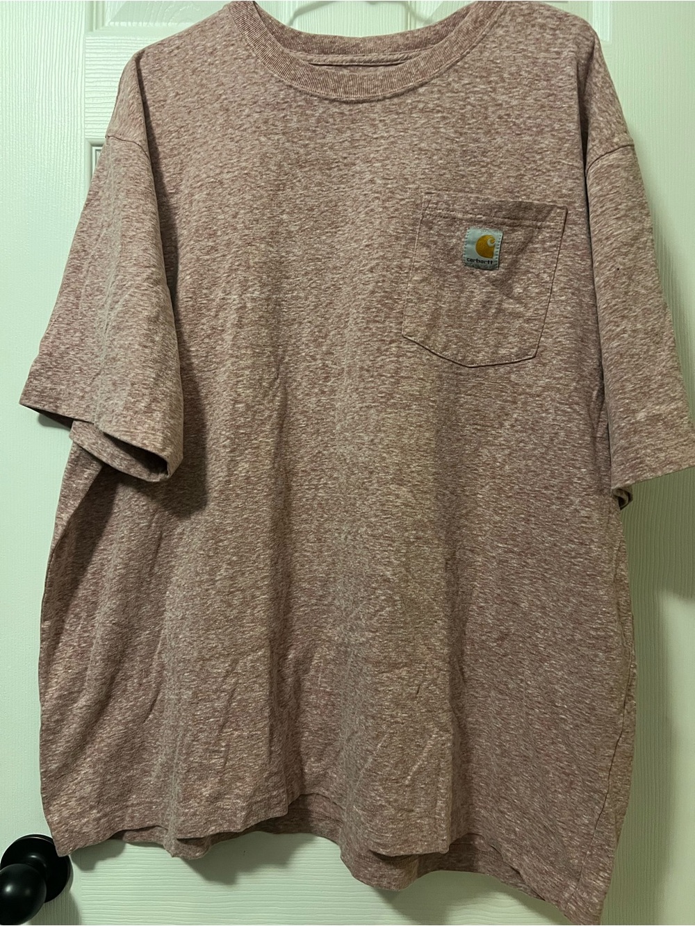 Carhartt Men’s Heathered Mauve Pocket Tee